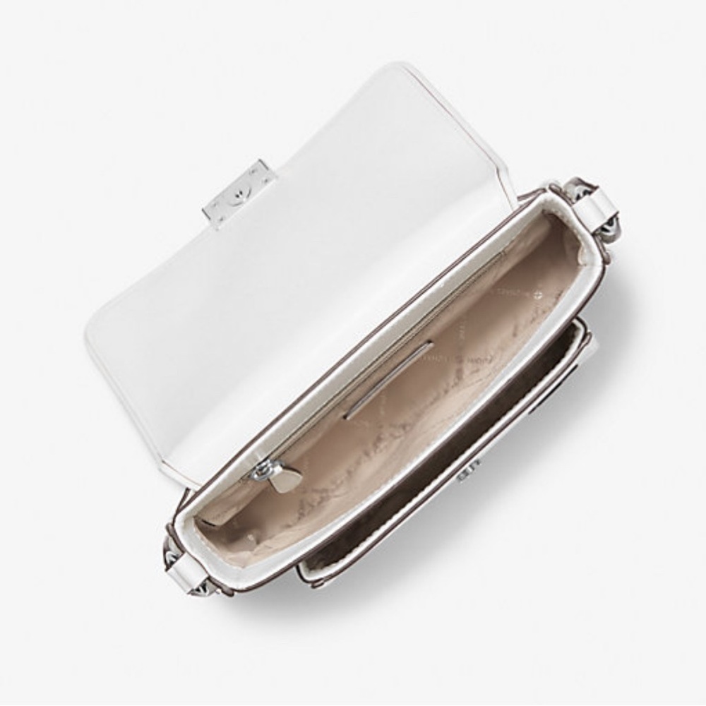 Michael Kors Optic White Crossbody Bag – NWT – Retail $558 🤍✨ - Picture 4 of 9